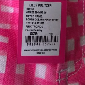 Lilly Pulitzer South Ocean Skinny Crop